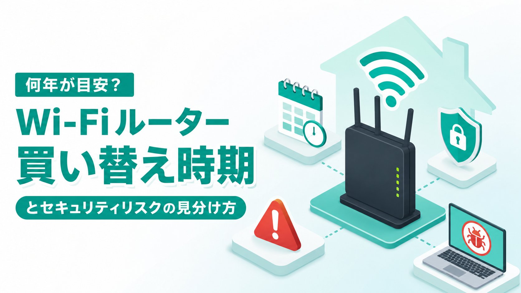 Wi-Fiルーターの買い替え時期とセキュリティリスクの見分け方
