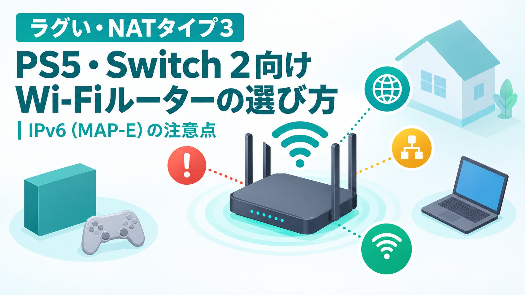 PS5・Switch 2向けWi-Fiルーターの選び方｜IPv6（MAP-E）の注意点