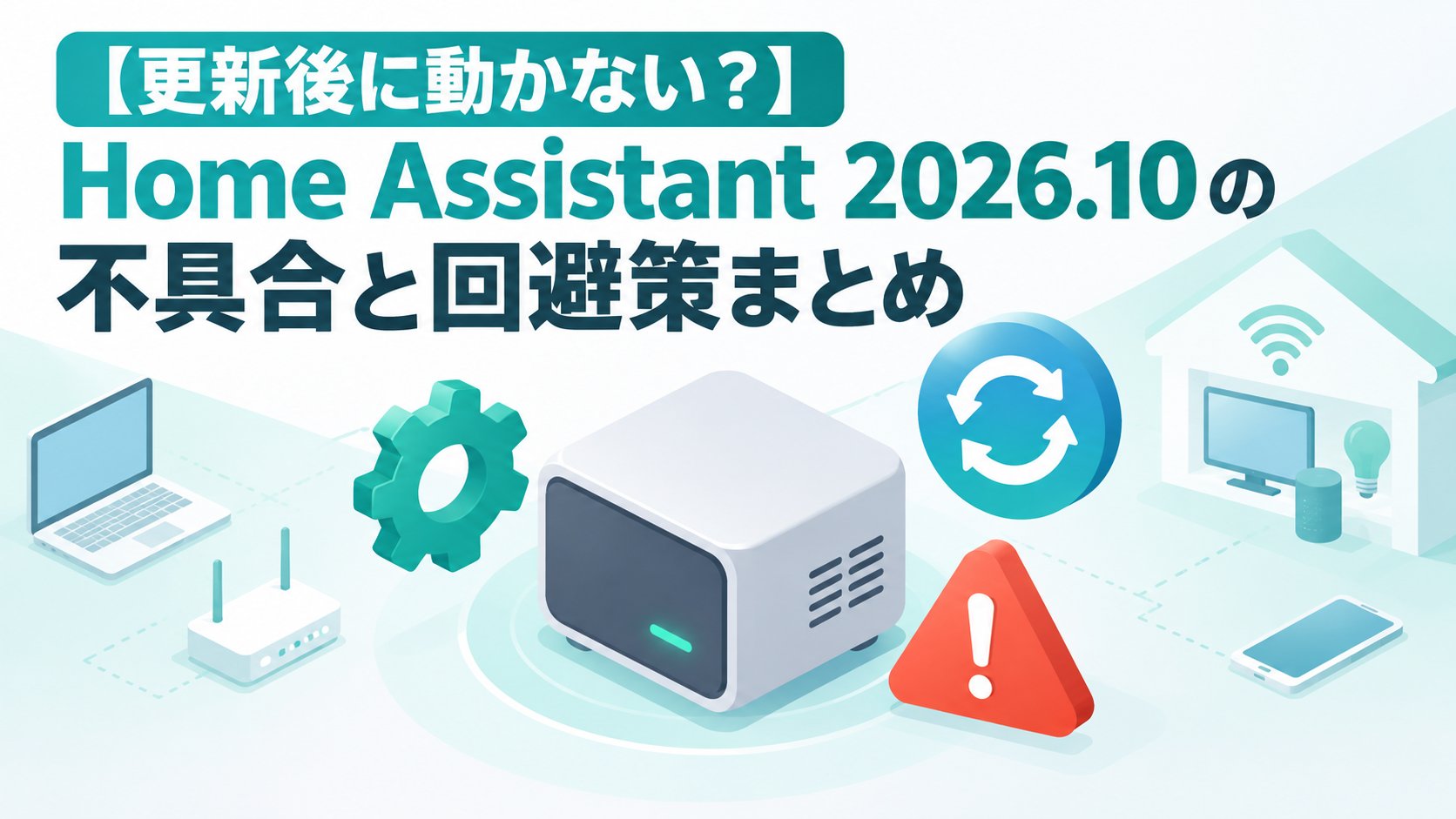 Home Assistant 2026.10の不具合と回避策まとめ